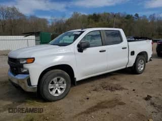 2019 Chevrolet Silverado 1500 Work Truck z VIN 1GCUYAEF2KZ383564, wystawiony jako Copart lot #50497055 z przebiegiem 70 518 mil mil oraz Szkoda całkowita • Salvage title. Historia ofert i sprzedaży dostępna na DreamBid. Obrazek 1.