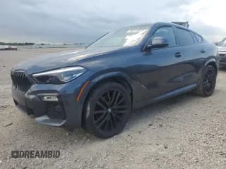 ✅ 2020 BMW X6 sDrive40i • VIN: 5UXCY4C09L9D04406 • Лот: 55613185. Опубликован ранее на Copart с пробегом 68 514 миль. Бесплатный доступ к архиву аукционных продаж из США и подробный отчёт об истории автомобиля на DreamBid. Изображение 1.