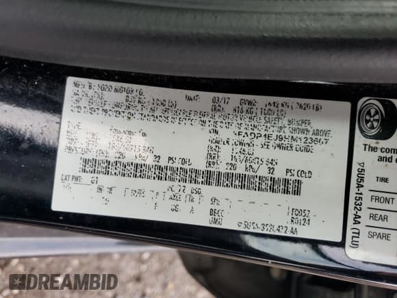 ✅ 2017 Ford Fiesta SE • VIN: 3FADP4EJ9HM123607 • Лот: 90146685. Опубликован ранее на Copart с пробегом 221 790 миль. Бесплатный доступ к архиву аукционных продаж из США и подробный отчёт об истории автомобиля на DreamBid. Изображение 14.