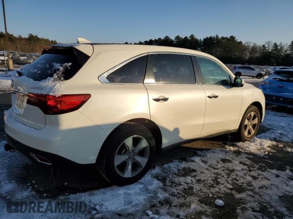 ✅ 2014 Acura MDX • VIN: 5FRYD4H27EB021522 • Lot: 88725585. Listed on Copart with Not provided. Free auction sales archive from the USA and detailed vehicle history report at DreamBid. Image 3.