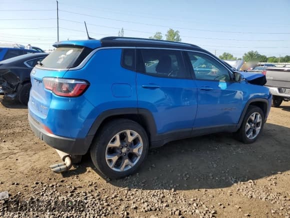 ✅ 2020 Jeep Compass Limited • VIN: 3C4NJDCB3LT145998 • Lot: 60398905. Wystawiony na Copart z przebiegiem 75 423 mil. Bezpłatny archiwum sprzedaży aukcyjnych z USA i szczegółowy raport historii pojazdu na DreamBid. Zdjęcie 3.