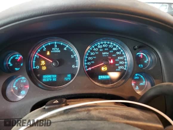 2013 Chevrolet Silverado 1500 LTZ with VIN 1GCRKTE75DZ264423, listed as a Copart auction lot 84403155 with 81,379 mi miles and Salvage title. Bid and sale history available at DreamBid. Image 9.