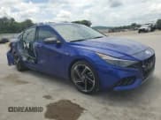 ✅ 2022 Hyundai Elantra N Line • VIN: KMHLR4AF8NU356186 • Lot: 64324275. Listed on Copart with 53,111 mi. Free auction sales archive from the USA and detailed vehicle history report at DreamBid. Image 4.