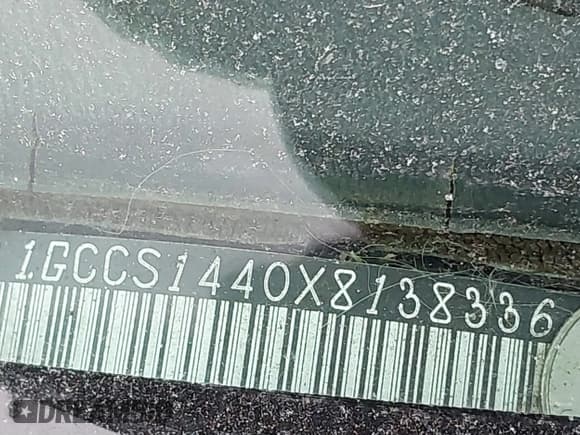 ✅ 1999 Chevrolet S-10 • VIN: 1GCCS1440X8138336 • Лот: 41434945. Опубликован ранее на IAAI с пробегом 133 367 миль. Бесплатный доступ к архиву аукционных продаж из США и подробный отчёт об истории автомобиля на DreamBid. Изображение 9.