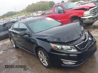 ✅ 2013 Kia Optima SX • VIN: 5XXGR4A6XDG124263 • Lot: 43282210. Listed on IAAI with 181,895 mi. Free auction sales archive from the USA and detailed vehicle history report at DreamBid. Image 1.