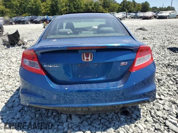 ✅ 2013 Honda Civic Si • VIN: 2HGFG4A58DH705218 • Lot: 70767815. Listed on Copart with Not provided. Free auction sales archive from the USA and detailed vehicle history report at DreamBid. Image 6.