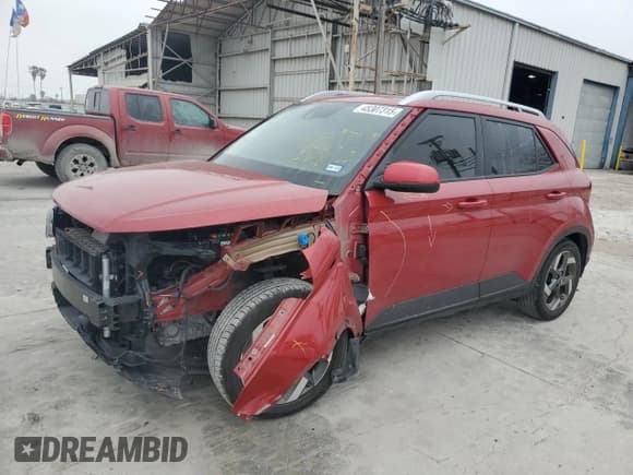 ✅ 2022 Hyundai Venue SEL • VIN: KMHRC8A33NU188143 • Lot: 45307315. Listed on Copart with 17,363 mi. Free auction sales archive from the USA and detailed vehicle history report at DreamBid. Image 1.
