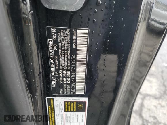 ✅ 2018 Mercedes-Benz C 300 • VIN: WDDWJ4KB4JF713954 • Lot: 84382824. Wystawiony na Copart z przebiegiem Nie podano. Bezpłatny archiwum sprzedaży aukcyjnych z USA i szczegółowy raport historii pojazdu na DreamBid. Zdjęcie 12.