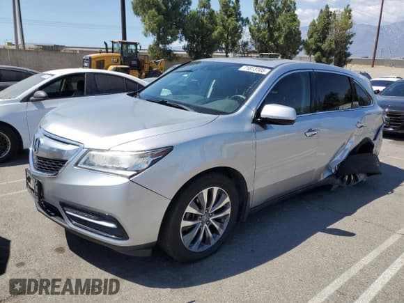 ✅ 2015 Acura MDX Technology • VIN: 5FRYD4H68FB022246 • Lot: 71813105. Listed on Copart with 86,927 mi. Free auction sales archive from the USA and detailed vehicle history report at DreamBid. Image 1.