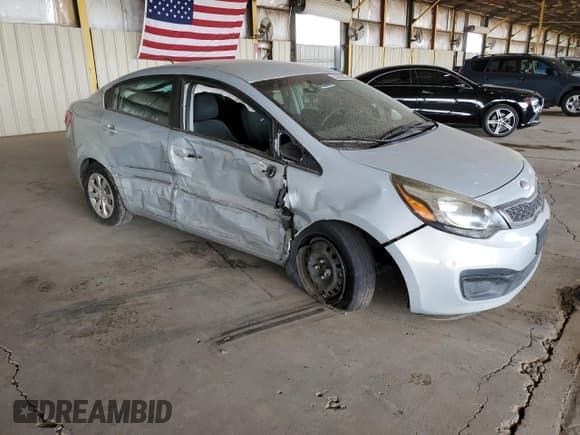 ✅ 2013 Kia Rio EX • VIN: KNADN4A33D6244812 • Lot: 58388205. Listed on Copart with 121,357 mi. Free auction sales archive from the USA and detailed vehicle history report at DreamBid. Image 4.