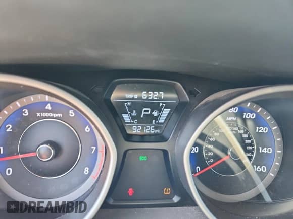 2014 Hyundai Elantra SE z VIN KMHDH4AE3EU206663, wystawiony jako Copart lot #80741135 z przebiegiem 92 126 mil mil oraz Szkoda całkowita • Salvage title. Historia ofert i sprzedaży dostępna na DreamBid. Obrazek 9.