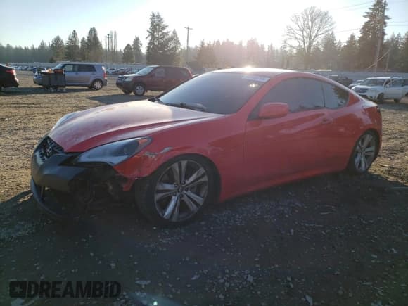 ✅ 2010 Hyundai Genesis Coupe Premium • VIN: KMHHT6KD3AU011125 • Lot: 42946285. Wystawiony na Copart z przebiegiem 111 031 mil. Bezpłatny archiwum sprzedaży aukcyjnych z USA i szczegółowy raport historii pojazdu na DreamBid. Zdjęcie 1.