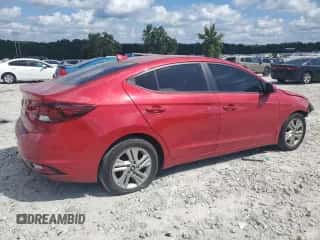 2020 Hyundai Elantra SEL with VIN 5NPD84LF2LH609325, listed as a Copart auction lot 65037475 with 102,017 mi miles and Salvage title. Bid and sale history available at DreamBid. Image 3.