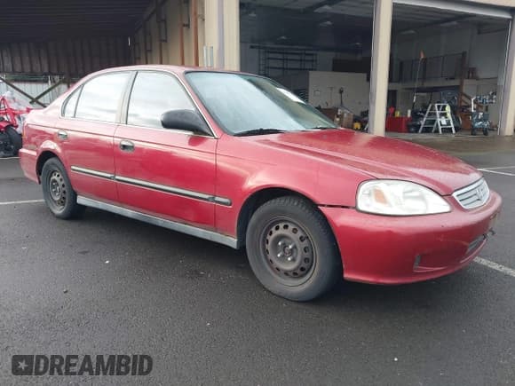 ✅ 1999 Honda Civic LX • VIN: 1HGEJ6677XL046851 • Лот: 43861788. Опубликован ранее на IAAI с пробегом 187 316 миль. Бесплатный доступ к архиву аукционных продаж из США и подробный отчёт об истории автомобиля на DreamBid. Изображение 1.