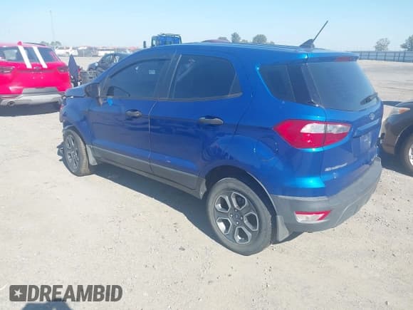 ✅ 2020 Ford EcoSport S • VIN: MAJ6S3FL0LC312741 • Лот: 43561065. Опубликован ранее на IAAI с пробегом 64 780 миль. Бесплатный доступ к архиву аукционных продаж из США и подробный отчёт об истории автомобиля на DreamBid. Изображение 3.