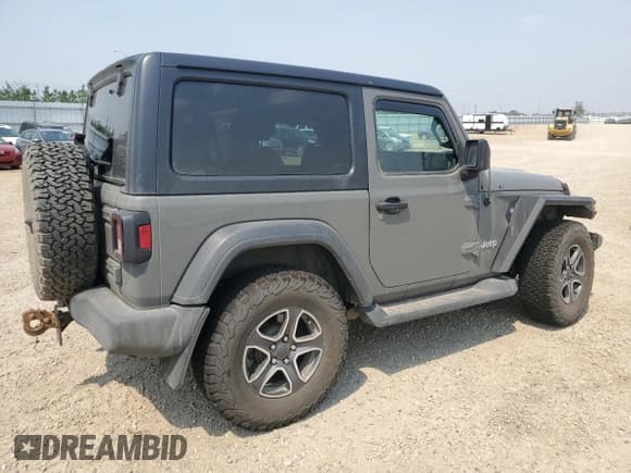 ✅ 2020 Jeep Wrangler Sport S • VIN: 1C4GJXAN7LW177595 • Lot: 60452045. Listed on Copart with 119,351 mi. Free auction sales archive from the USA and detailed vehicle history report at DreamBid. Image 3.