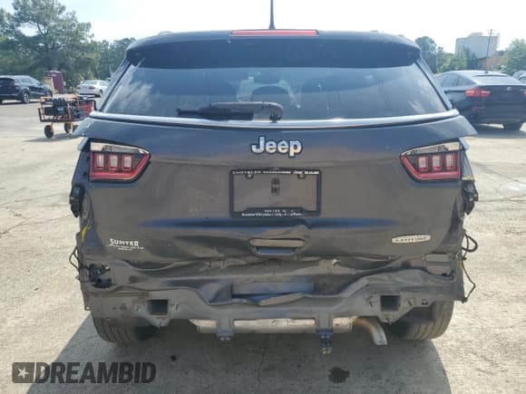 ✅ 2020 Jeep Compass Latitude • VIN: 3C4NJCBB2LT247031 • Lot: 54294465. Listed on Copart with 60,697 mi. Free auction sales archive from the USA and detailed vehicle history report at DreamBid. Image 6.