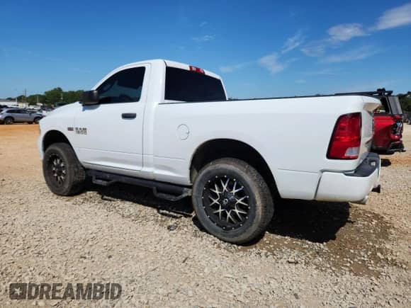 2016 Ram 1500 Express with VIN 3C6JR7ATXGG154448, listed as a Copart auction lot 70376575 with 67,107 mi miles and Salvage title. Bid and sale history available at DreamBid. Image 2.