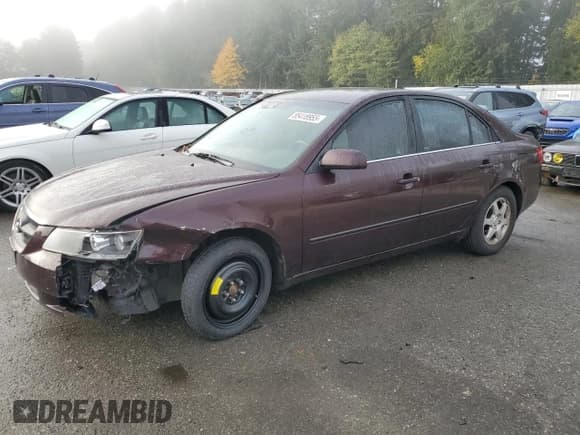 ✅ 2006 Hyundai Sonata GLS • VIN: 5NPEU46F96H121697 • Lot: 85418955. Listed on Copart with 166,631 mi. Free auction sales archive from the USA and detailed vehicle history report at DreamBid. Image 1.