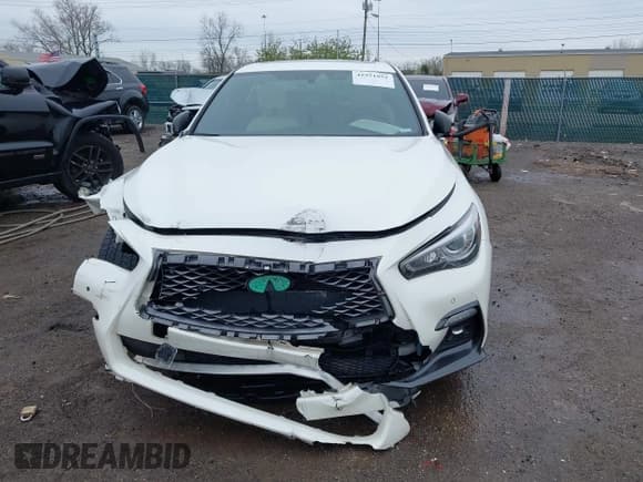 ✅ 2020 Infiniti Q50 Red Sport 400 • VIN: JN1FV7AR0LM660315 • Lot: 41951851. Listed on IAAI with 102,475 mi. Free auction sales archive from the USA and detailed vehicle history report at DreamBid. Image 6.