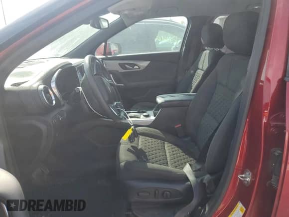 2022 Chevrolet Blazer LT with VIN 3GNKBHR48NS151554, listed as a Copart auction lot 71589844 with 33,261 mi miles and Salvage title. Bid and sale history available at DreamBid. Image 7.