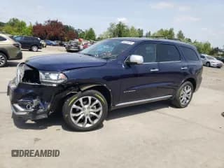 ✅ 2016 Dodge Durango Citadel Anodized Platinum • VIN: 1C4RDJEG7GC398291 • Lot: 60238285. Wystawiony na Copart z przebiegiem 142 841 mil. Bezpłatny archiwum sprzedaży aukcyjnych z USA i szczegółowy raport historii pojazdu na DreamBid. Zdjęcie 1.