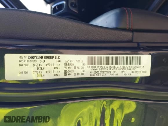 ✅ 2014 Dodge Durango R/T • VIN: 1C4SDJCT9EC598216 • Lot: 43274270. Wystawiony na IAAI z przebiegiem 134 900 mil. Bezpłatny archiwum sprzedaży aukcyjnych z USA i szczegółowy raport historii pojazdu na DreamBid. Zdjęcie 9.