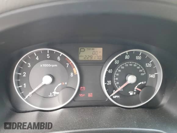 2006 Hyundai Accent GLS with VIN KMHCN46C56U004971, listed as a Copart auction lot 77301034 with 229,170 mi miles and Salvage title. Bid and sale history available at DreamBid. Image 9.