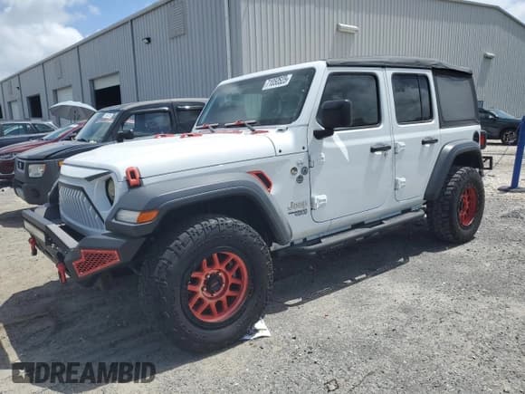 ✅ 2018 Jeep Wrangler Unlimited Sport • VIN: 1C4HJXDG5JW171986 • Lot: 71050525. Wystawiony na Copart z przebiegiem 129 660 mil. Bezpłatny archiwum sprzedaży aukcyjnych z USA i szczegółowy raport historii pojazdu na DreamBid. Zdjęcie 1.