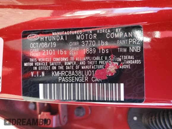 2020 Hyundai Venue SEL с VIN KMHRC8A38LU016851, выставлен на аукционе Copart как лот 75289304 с пробегом 29 645 миль миль и Списание • Salvage title. История ставок и продаж доступна на DreamBid. Изображение 16.