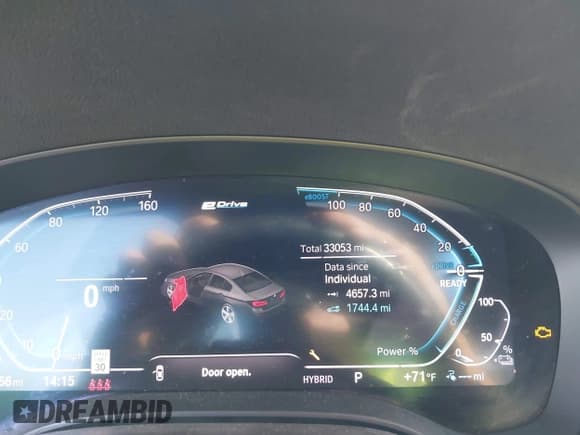 ✅ 2022 BMW 5 Series 530e • VIN: WBA13AG01NCJ52945 • Lot: 43805991. Listed on IAAI with 33,053 mi. Free auction sales archive from the USA and detailed vehicle history report at DreamBid. Image 7.