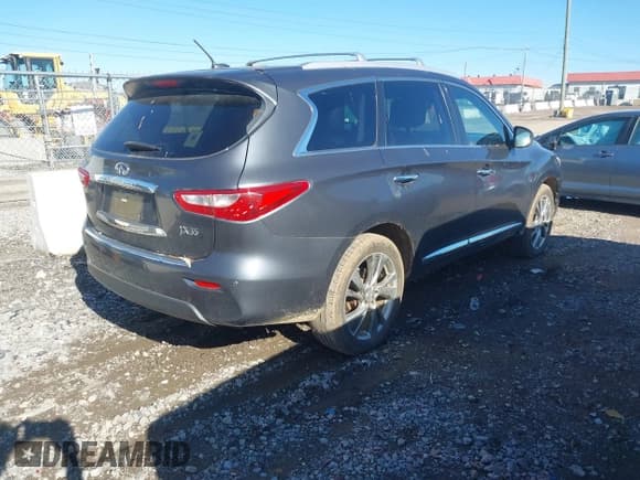 ✅ 2013 Infiniti JX35 • VIN: 5N1AL0MM4DC336694 • Lot: 43779618. Wystawiony na IAAI z przebiegiem 183 827 mil. Bezpłatny archiwum sprzedaży aukcyjnych z USA i szczegółowy raport historii pojazdu na DreamBid. Zdjęcie 4.