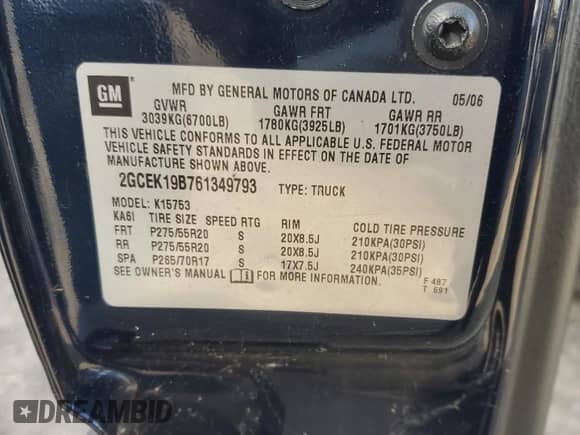 2006 Chevrolet Silverado 1500 LS z VIN 2GCEK19B761349793, wystawiony jako Copart lot #81823174 z przebiegiem 120 358 mil mil oraz Czysty tytuł • Clean title. Historia ofert i sprzedaży dostępna na DreamBid. Obrazek 12.