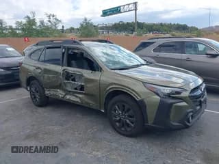 ✅ 2025 Subaru Outback Onyx XT • VIN: 4S4BTGLD9S3167610 • Lot: 43115089. Listed on IAAI with 9,262 mi. Free auction sales archive from the USA and detailed vehicle history report at DreamBid. Image 1.