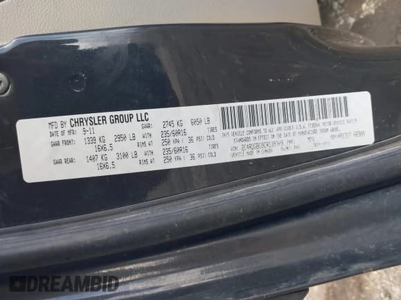 ✅ 2012 Dodge Grand Caravan SE • VIN: 2C4RDGBG9CR139309 • Лот: 43226612. Опубликован ранее на IAAI с пробегом 223 934 миль. Бесплатный доступ к архиву аукционных продаж из США и подробный отчёт об истории автомобиля на DreamBid. Изображение 9.