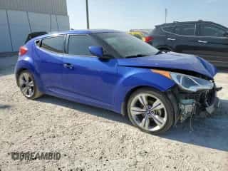 2013 Hyundai Veloster w/Gray Int with VIN KMHTC6AD2DU151831, listed as a Copart auction lot 67724664 with 112,295 mi miles and Salvage title. Bid and sale history available at DreamBid. Image 4.