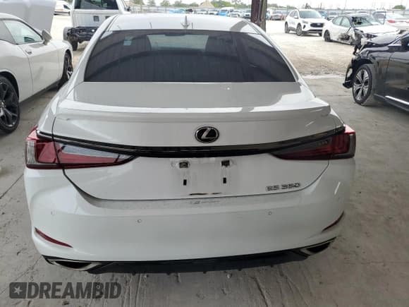 ✅ 2022 Lexus ES 350 F Sport • VIN: 58AGZ1B18NU111366 • Lot: 59342435. Listed on Copart with 54,943 mi. Free auction sales archive from the USA and detailed vehicle history report at DreamBid. Image 6.