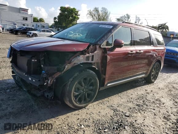 ✅ 2022 Kia Carnival SX • VIN: KNDNE5H38N6067291 • Lot: 69757104. Listed on Copart with 84,268 mi. Free auction sales archive from the USA and detailed vehicle history report at DreamBid. Image 1.