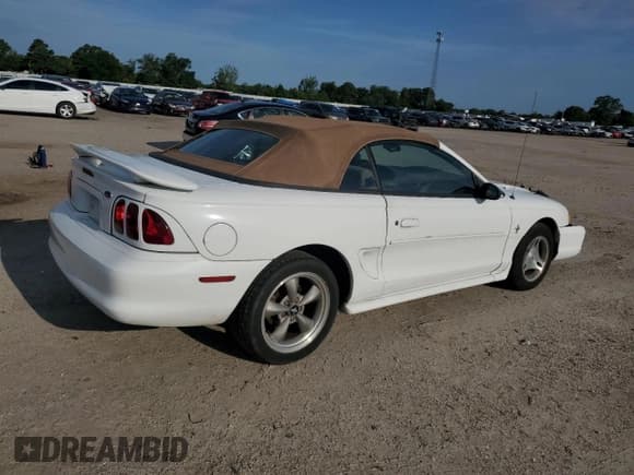 ✅ 1998 Ford Mustang • VIN: 1FAFP4443WF256459 • Lot: 62699475. Listed on Copart with 179,649 mi. Free auction sales archive from the USA and detailed vehicle history report at DreamBid. Image 3.