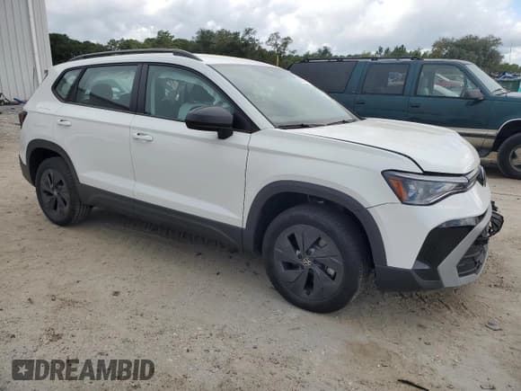 ✅ 2025 Volkswagen Taos S • VIN: 3VV5C7B24SM051118 • Лот: 81608915. Опубликован ранее на Copart с пробегом 5 244 миль. Бесплатный доступ к архиву аукционных продаж из США и подробный отчёт об истории автомобиля на DreamBid. Изображение 4.