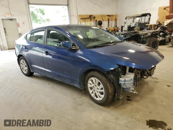 ✅ 2019 Hyundai Elantra SE • VIN: 5NPD74LF9KH454029 • Lot: 70486845. Listed on Copart with 63,440 mi. Free auction sales archive from the USA and detailed vehicle history report at DreamBid. Image 4.