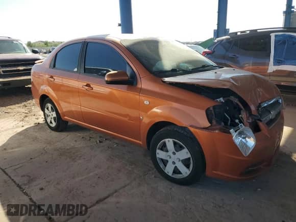 2007 Chevrolet Aveo LS z VIN KL1TD56617B146360, wystawiony jako Copart lot #75254624 z przebiegiem 147 108 mil mil oraz Szkoda całkowita • Salvage title. Historia ofert i sprzedaży dostępna na DreamBid. Obrazek 4.