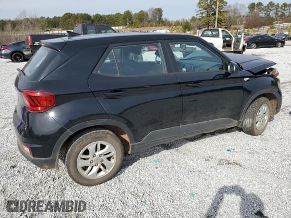 ✅ 2021 Hyundai Venue SE • VIN: KMHRB8A39MU075363 • Lot: 42988965. Listed on Copart with 64,176 mi. Free auction sales archive from the USA and detailed vehicle history report at DreamBid. Image 3.