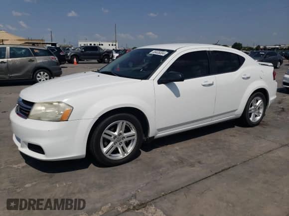 2013 Dodge Avenger SE V6 with VIN 1C3CDZAG3DN624535, listed as a Copart auction lot 66408304 with 126,564 mi miles and Clean title. Bid and sale history available at DreamBid. Image 1.
