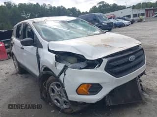✅ 2017 Ford Escape S • VIN: 1FMCU0F76HUC30910 • Lot: 43405742. Listed on IAAI with 160,138 mi. Free auction sales archive from the USA and detailed vehicle history report at DreamBid. Image 1.