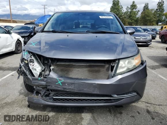 ✅ 2014 Honda Odyssey EX-L • VIN: 5FNRL5H68EB073601 • Lot: 48163095. Listed on Copart with 66,907 mi. Free auction sales archive from the USA and detailed vehicle history report at DreamBid. Image 5.