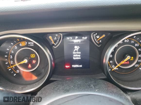 ✅ 2020 Jeep Wrangler Unlimited Sport • VIN: 1C4HJXDN6LW338647 • Lot: 64452735. Wystawiony na Copart z przebiegiem 93 496 mil. Bezpłatny archiwum sprzedaży aukcyjnych z USA i szczegółowy raport historii pojazdu na DreamBid. Zdjęcie 9.