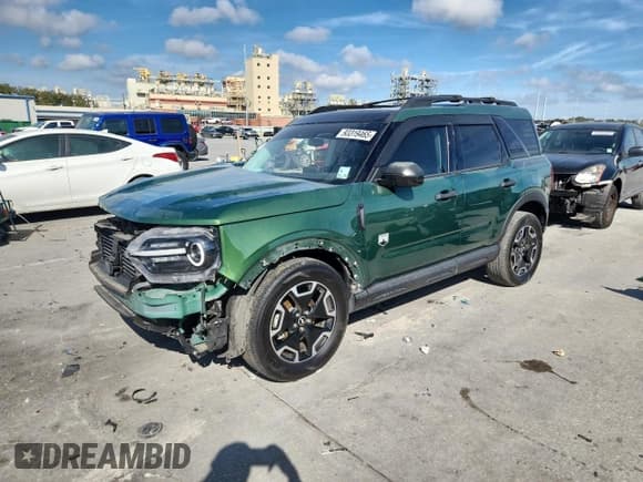 ✅ 2023 Ford Bronco Sport Big Bend • VIN: 3FMCR9B65PRD64543 • Lot: 93319465. Listed on Copart with 28,912 mi. Free auction sales archive from the USA and detailed vehicle history report at DreamBid. Image 1.
