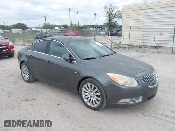 ✅ 2011 Buick Regal CXL Turbo TO2 • VIN: W04GW5EV0B1107958 • Lot: 41609496. Listed on IAAI with Not provided. Free auction sales archive from the USA and detailed vehicle history report at DreamBid. Image 1.