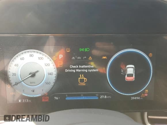 ✅ 2024 Hyundai Elantra SEL • VIN: KMHLM4DG8RU663043 • Lot: 91246805. Wystawiony na Copart z przebiegiem 39 494 mil. Bezpłatny archiwum sprzedaży aukcyjnych z USA i szczegółowy raport historii pojazdu na DreamBid. Zdjęcie 9.